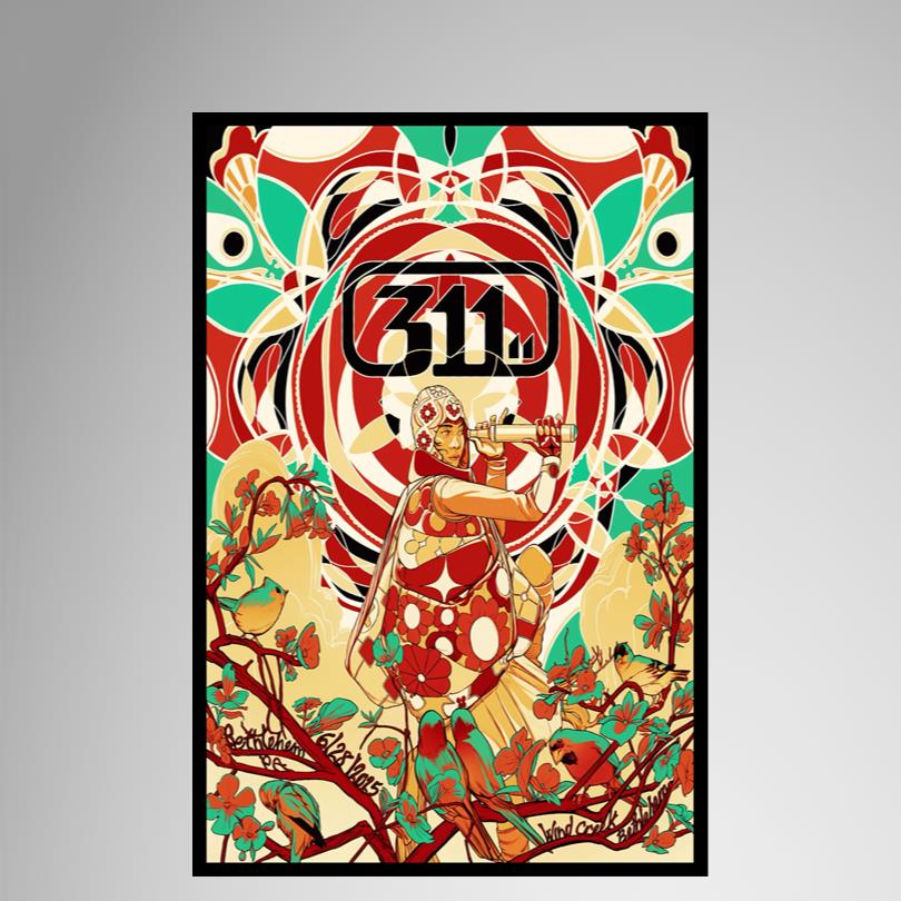 311 Live in Pennsylvania Poster