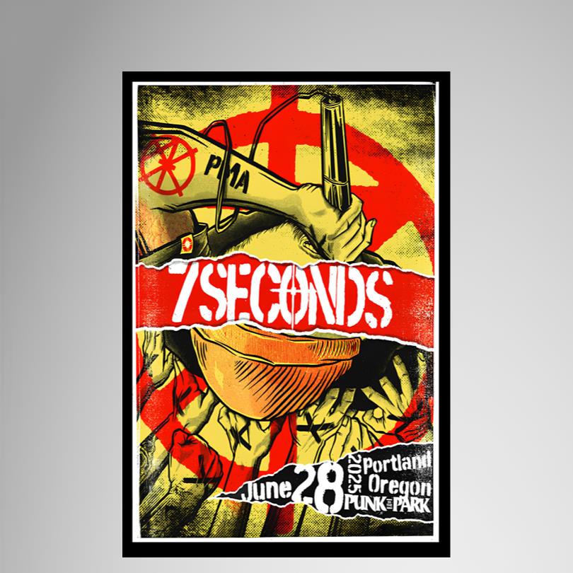 7 Seconds June 28 2025 Portland Oregon Poster