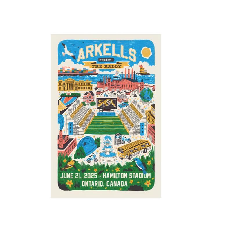 Arkells June 21 2025 Ontario Canada Poster