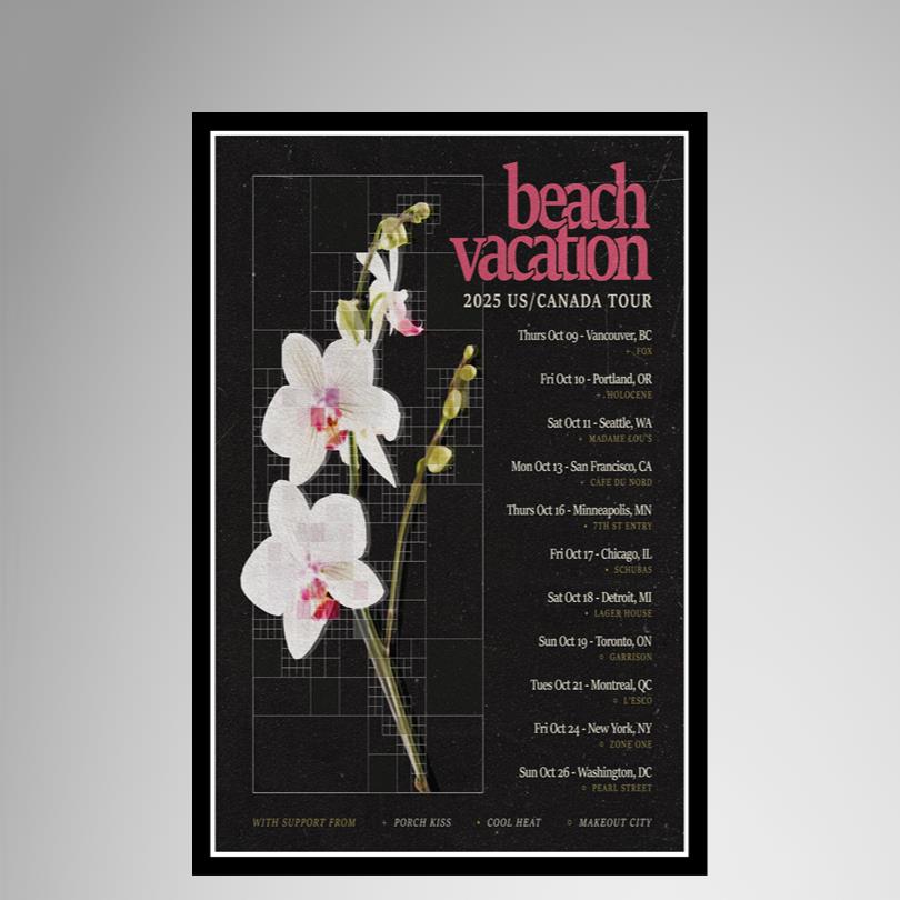 Beach Vacation Poster 2025