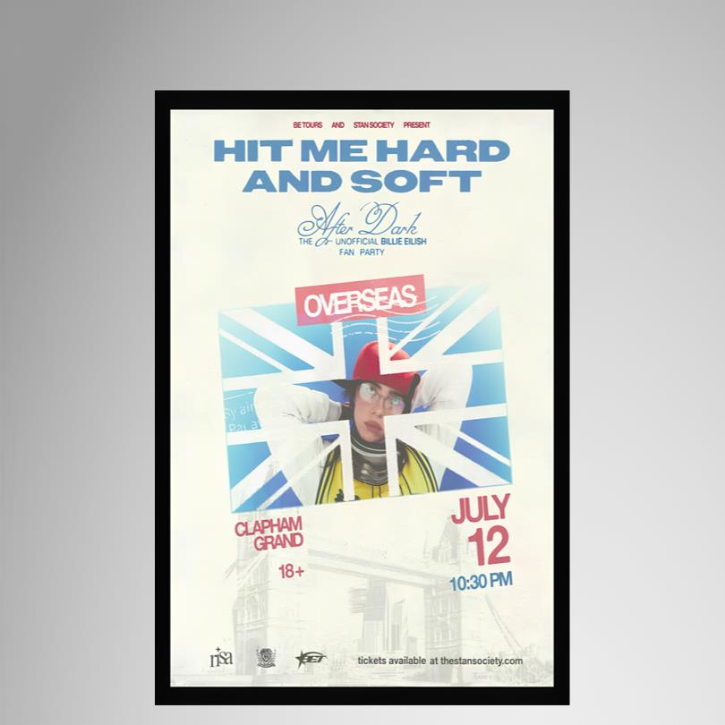 Billieeilish Concert Poster 2025