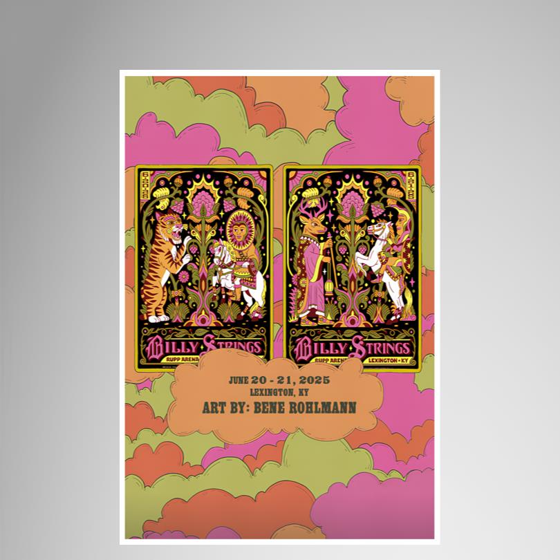 Billy String Tour 2025 Lexington NY Show Poster