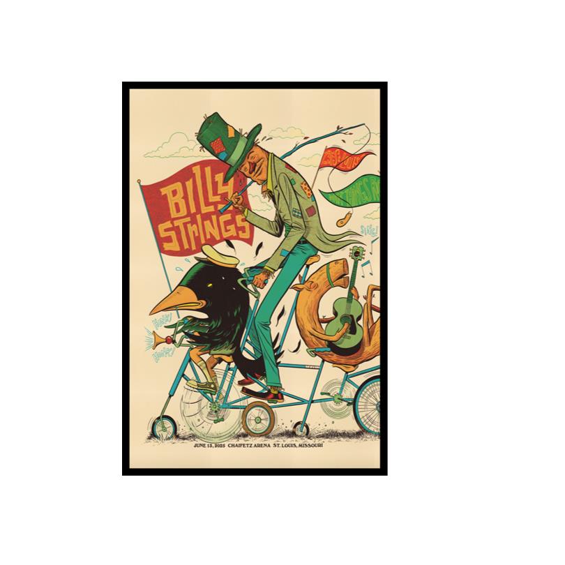 Billy Strings Jun 13 2025 Chaifetz Arena. St. Louis, MO Poster
