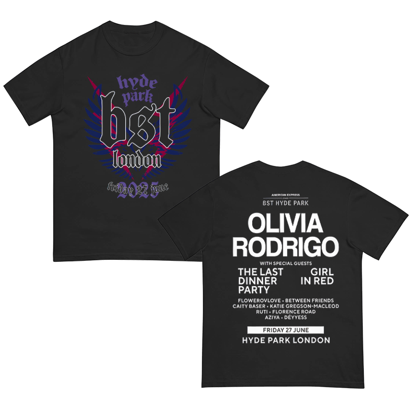 BST Hyde Park Olivia Rodrigo 2025 Tee