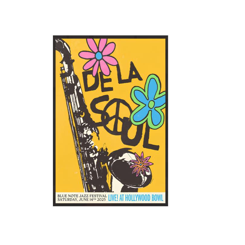 De La Soul Hollywood Bowl June 14 2025 Poster