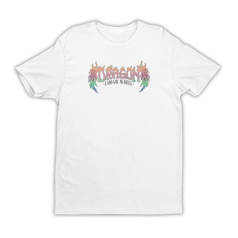 Dragon I Am Gay As Hell Tee