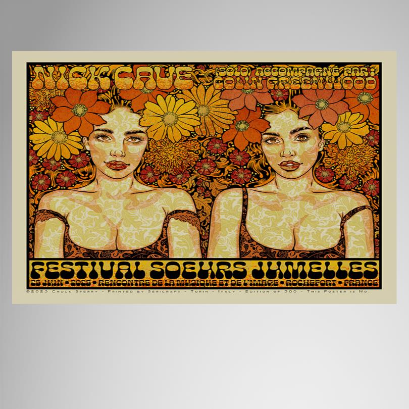 Festival Soeurs Jumelles Tour 2025 Rochefort France Poster