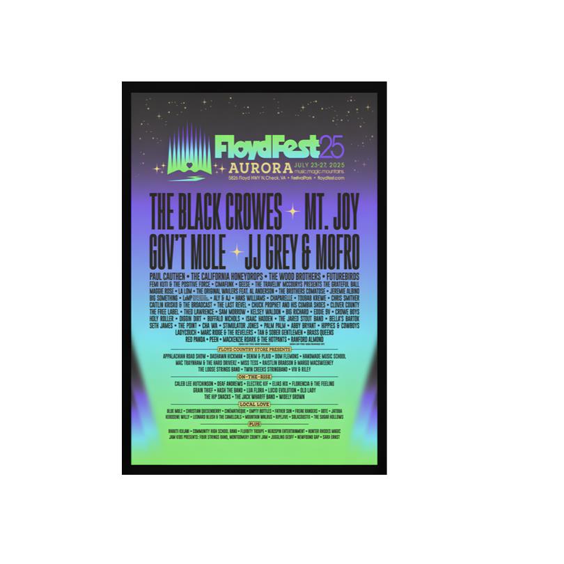 Floyd Fest Virginia July 23-27 2025 Poster