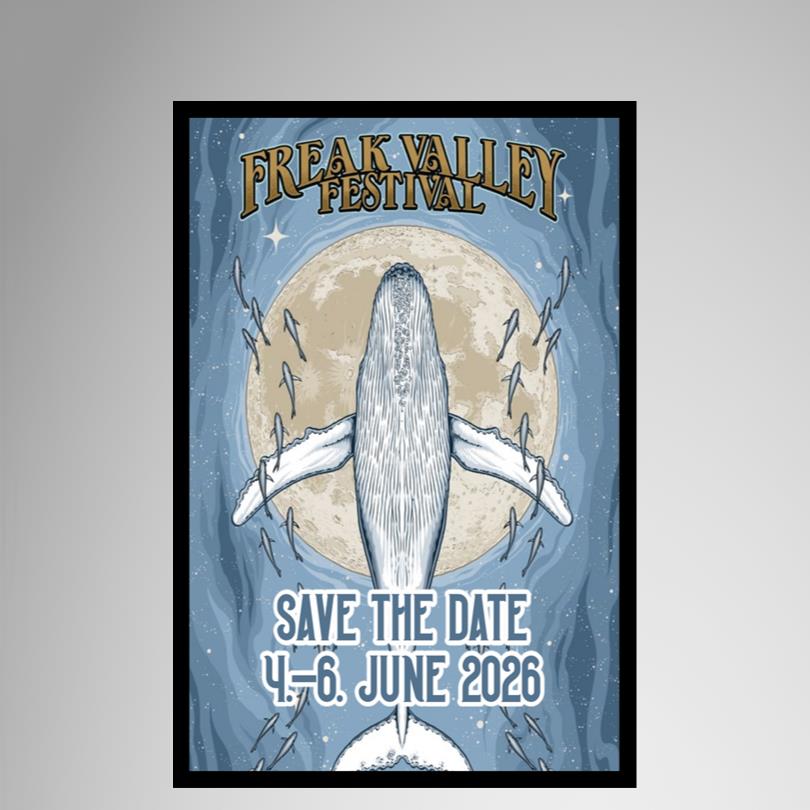 Freak Valley Festival June 4-6 2026 Save The Date Poster
