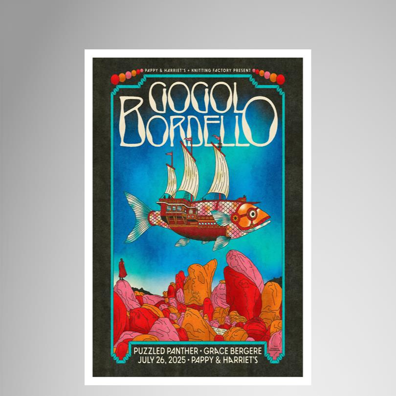 Gogol Bordello 2025 Tour Poster
