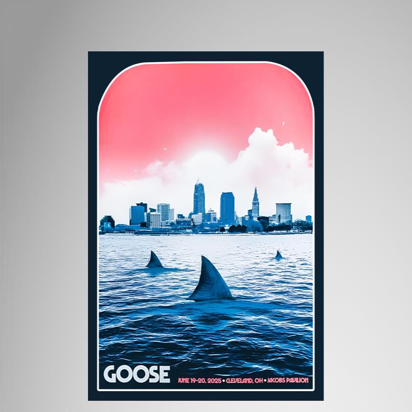 Goose The Band Tour 2025 Gleveland OH Poster