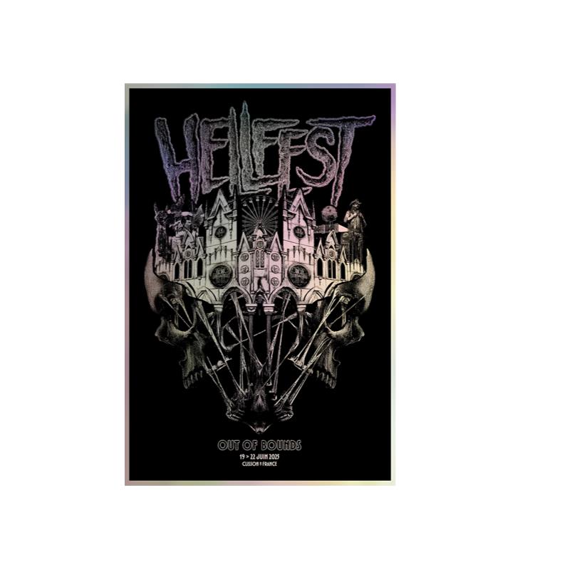 Hellfest June 19-22 2025 Cusson France Poster