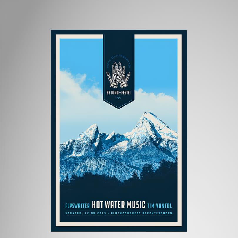 Hot Water Music AlpenCongress Berchtesgaden June 22 2025 Poster