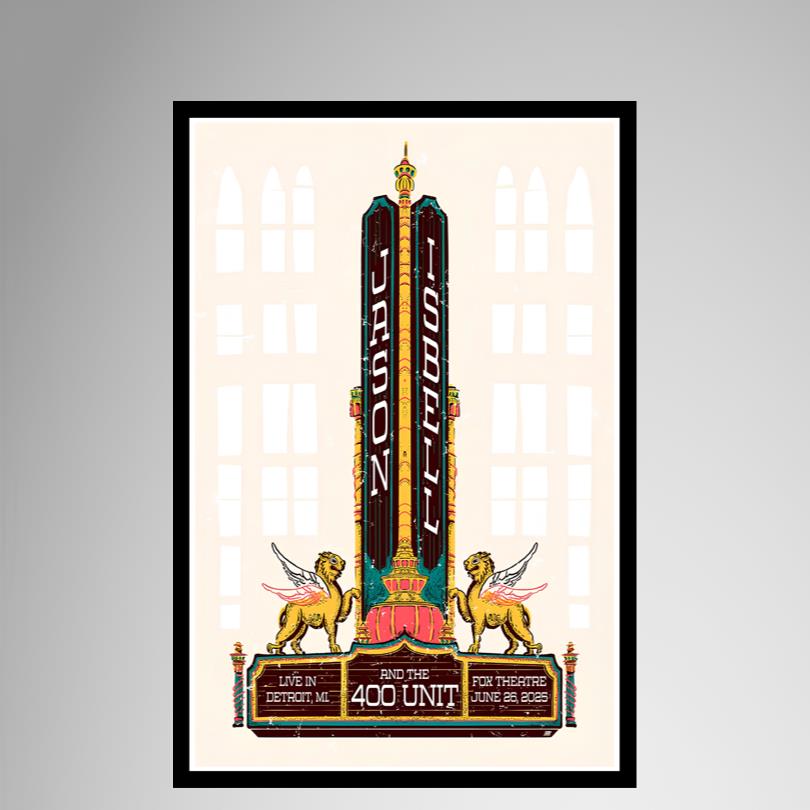 Jason Isbell And The 400 Unit June 26 2025 Tour Poster