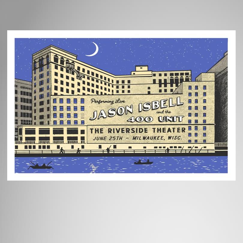 Jason Isbell And The 400 Unit Tour 2025 Milwaukee WI Poster