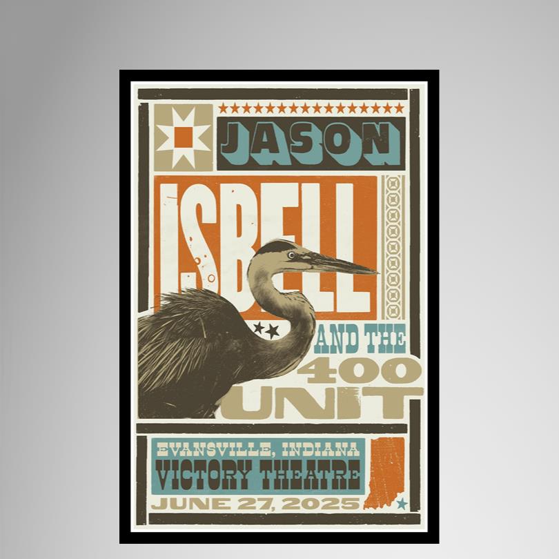 Jason Isbell & The 400 Unit Evansville Poster