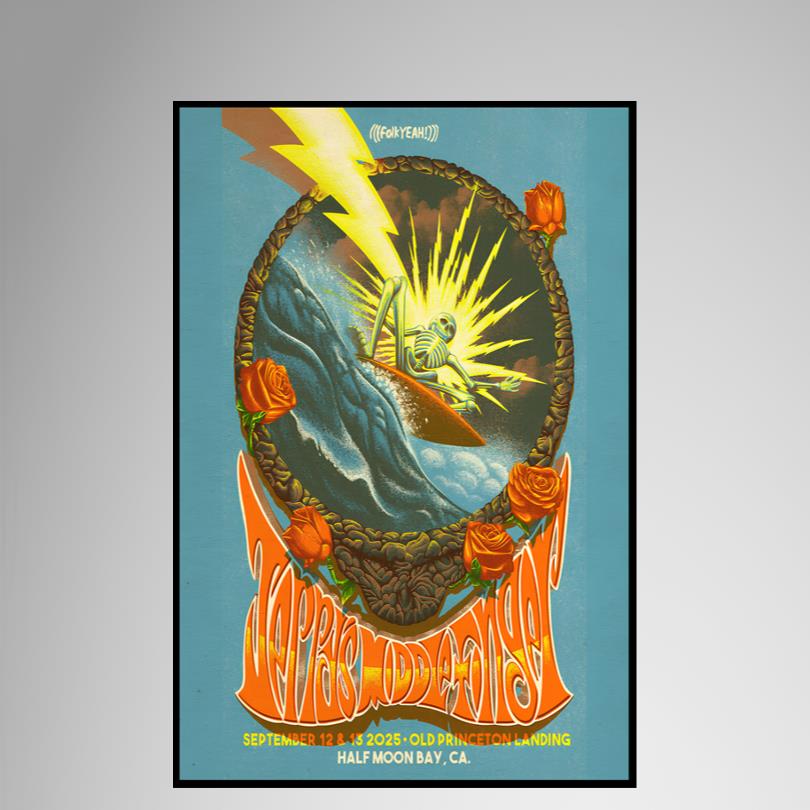 Jerrys Middle Finger Half Mon Bay CA September 12-13 2025 Poster