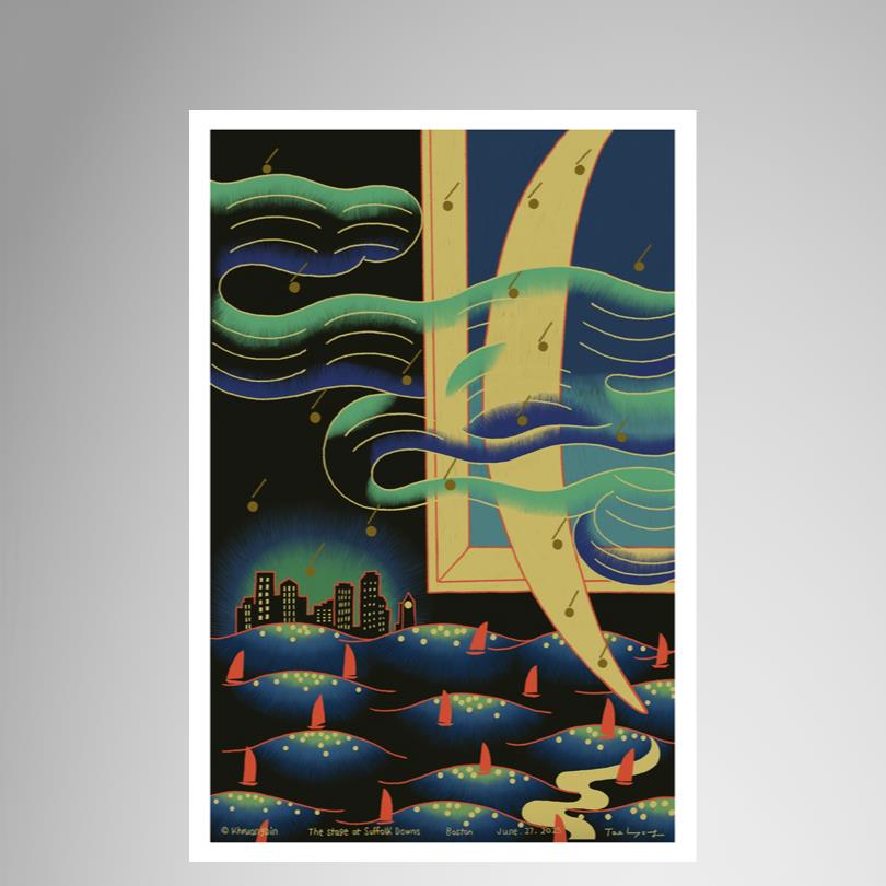 Khruangbin June 27 2025 Boston Poster