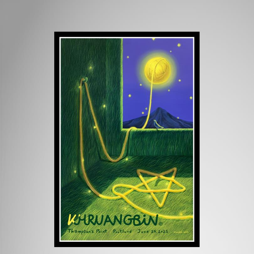 Khruangbin Live Poster Portland Maine