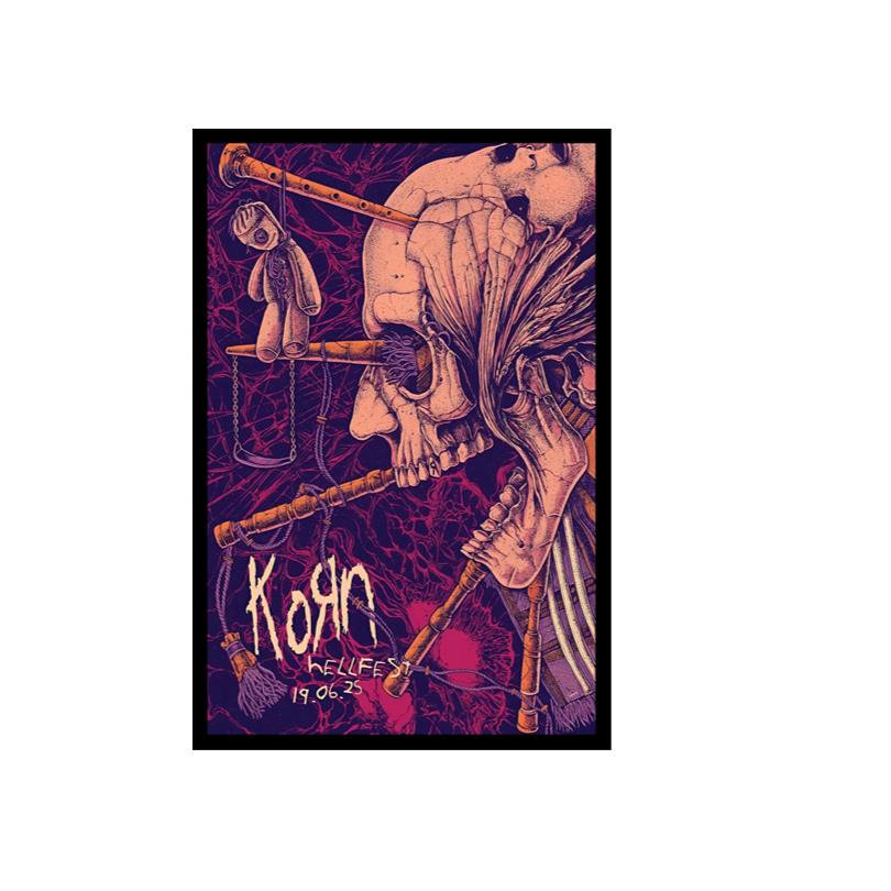 Korn concert Clisson, Hellfest Jun 19, 2025 Poster