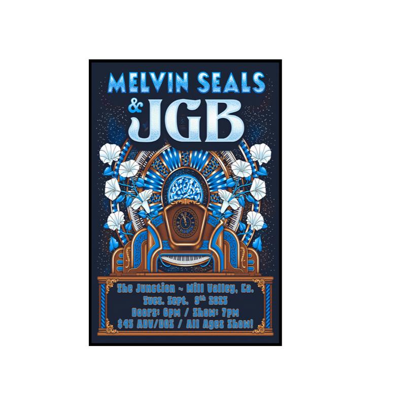 Melvin Seals & Jgb Tour 2025 Mill Valley CA Poster