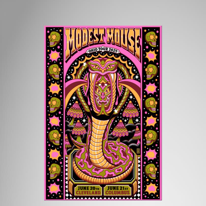 Modestmouse June 21 2025 Columbus Poster