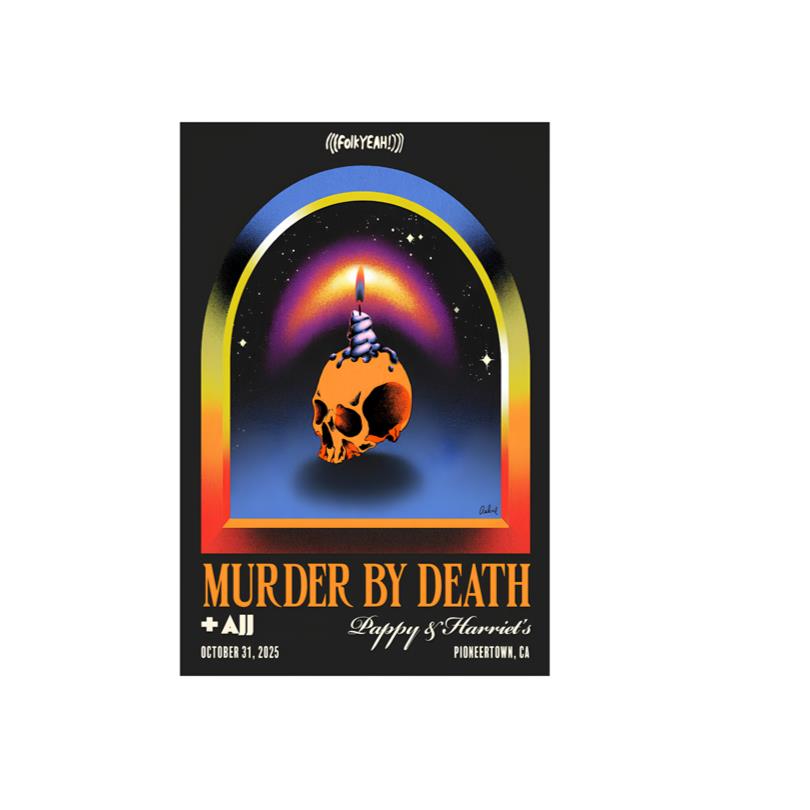 Murder By Death Pioneertown CA October 31 2025 Poster