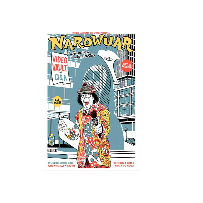 Nardwuar Tour 2025 Chicago Poster