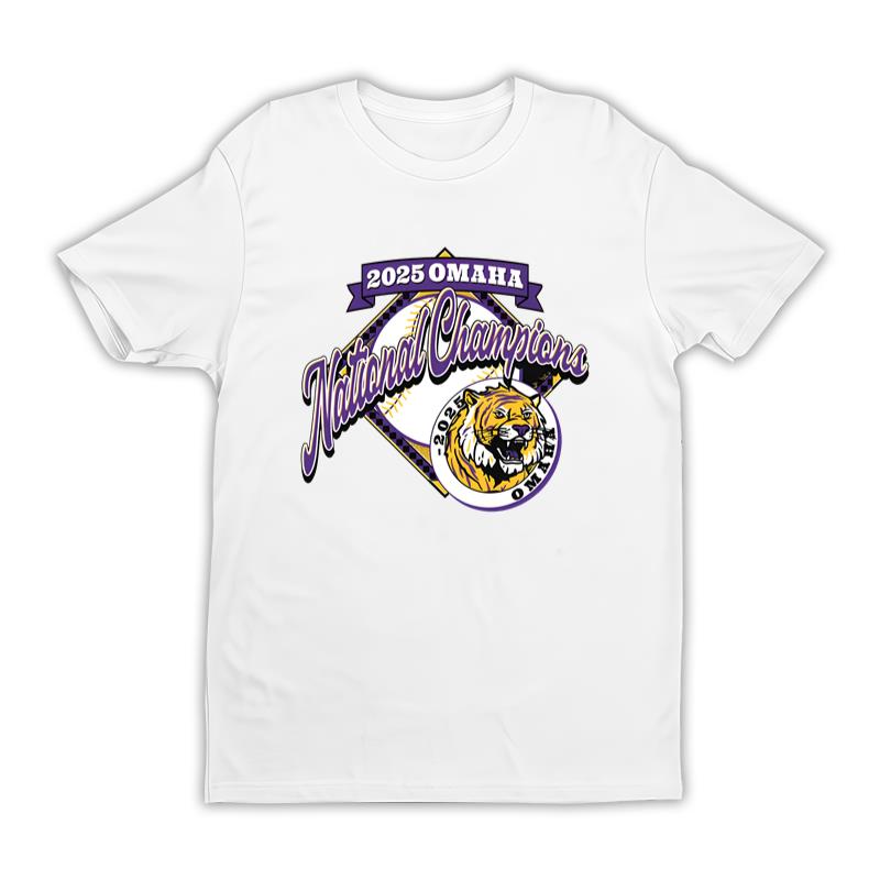 New Merch Baton Rouge National Champions Baseball Tee