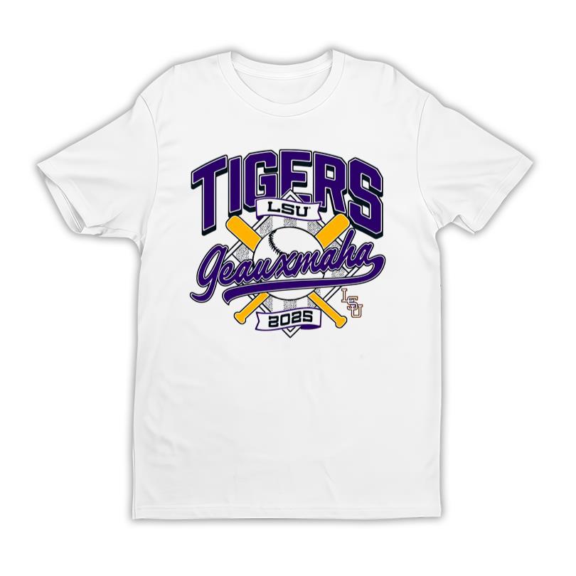 New Merch LSU 2025 Baseball Regional Geauxmaha