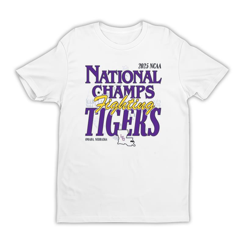 New Merch LSU Tigers 2025 NCAA Champions