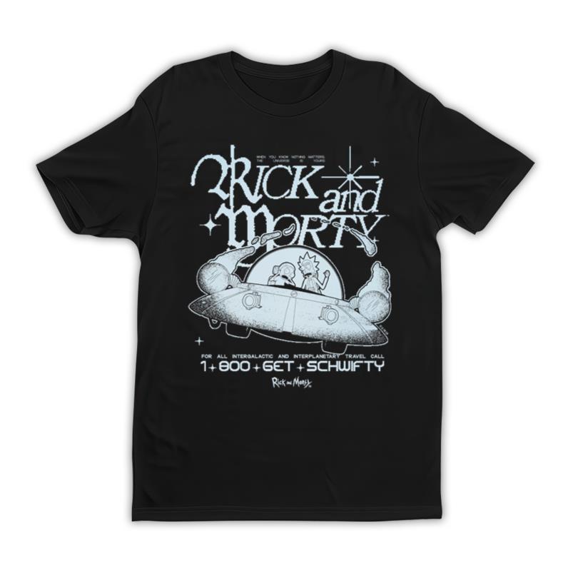 New Merch Rick and Morty 1-800 Get Schwifty