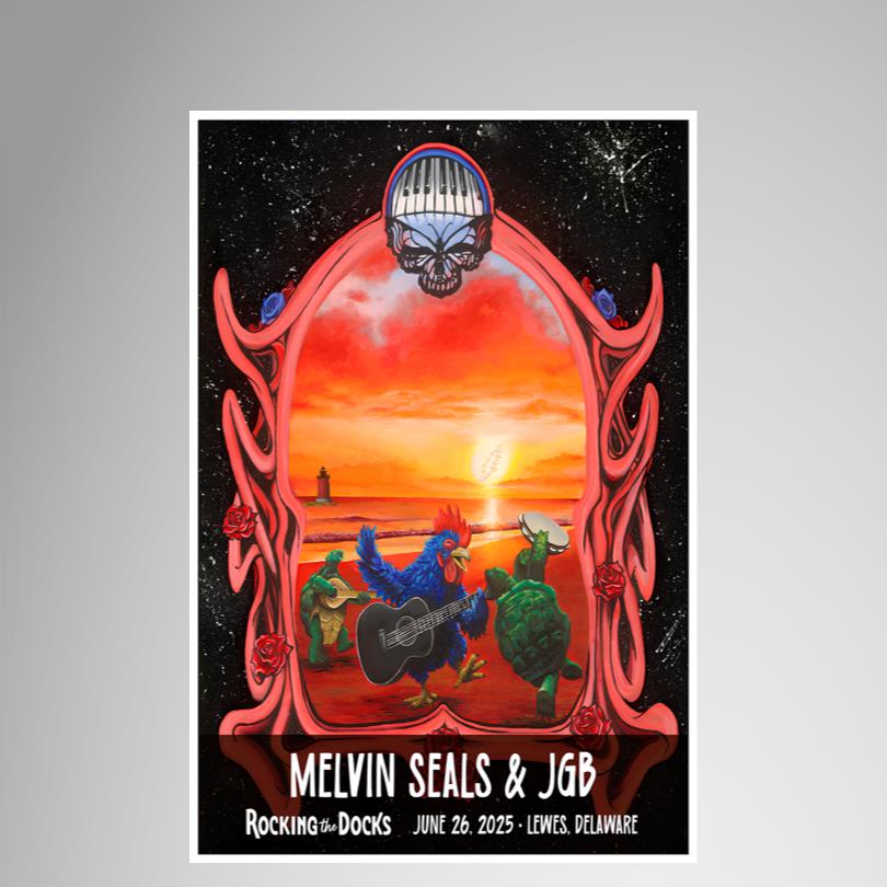 New Poster Melvin Seals and JGB June 26 2025 Lewes Delaware