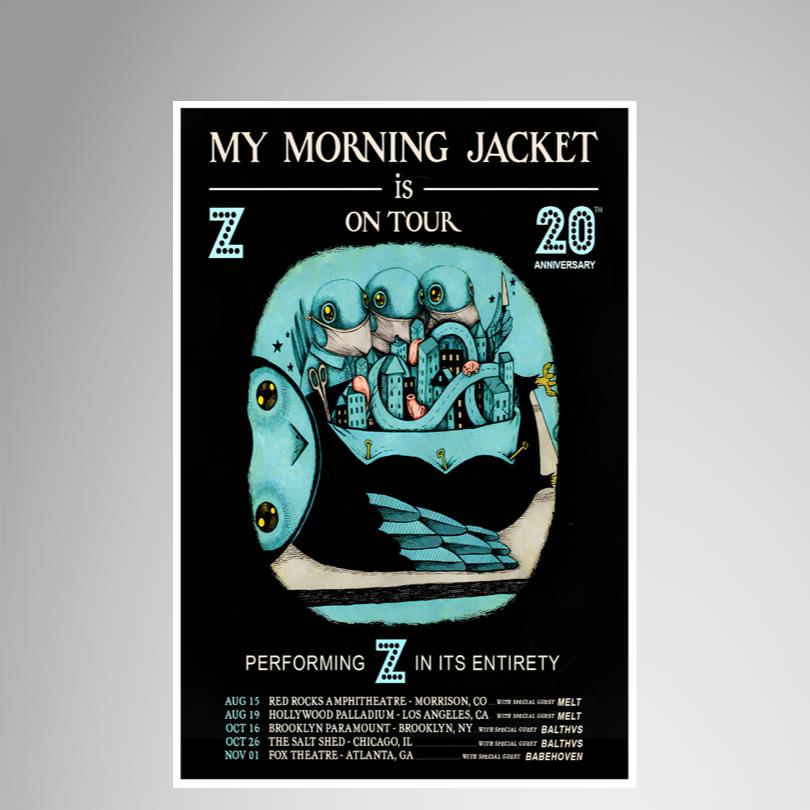 New Poster My Morning Jacket 2025 Tour