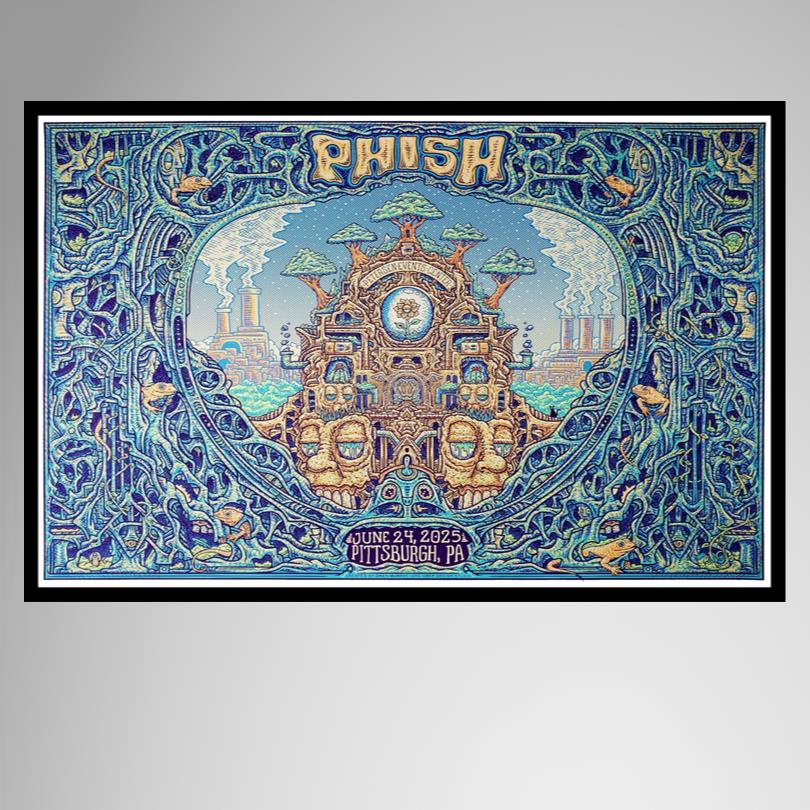 New Poster Phish June 24 2025 Pittsburgh PA
