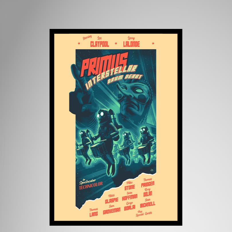 New Poster Primus Interstellar Drum Derby Tour 2025