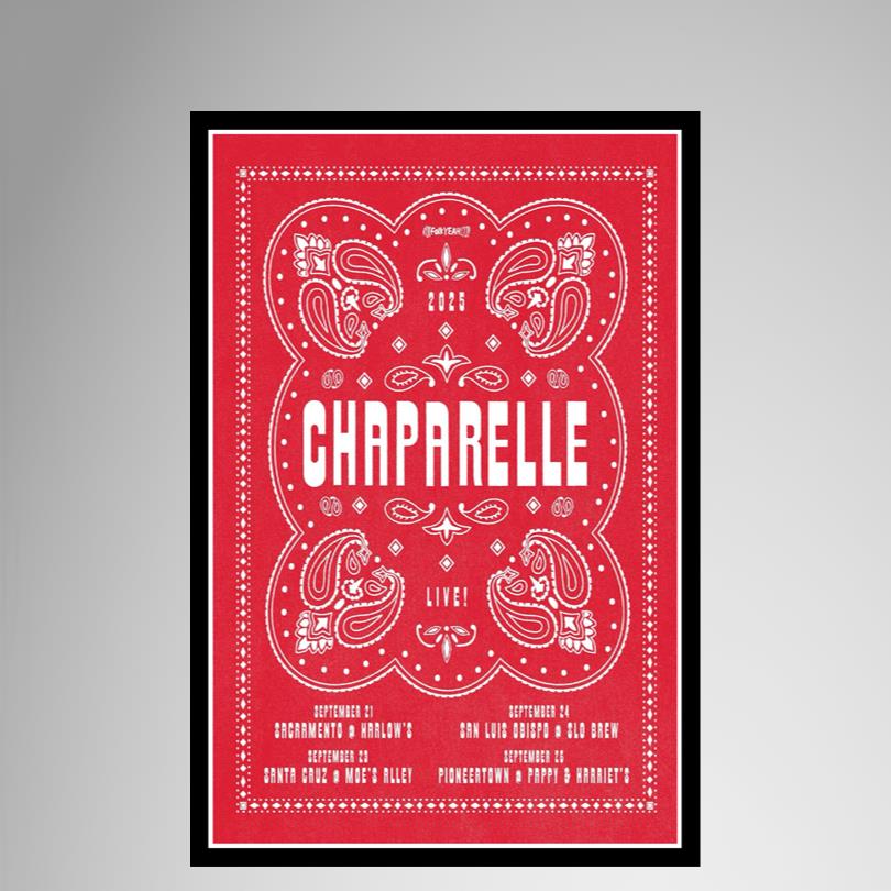 Official Chaparelle Tour Poster