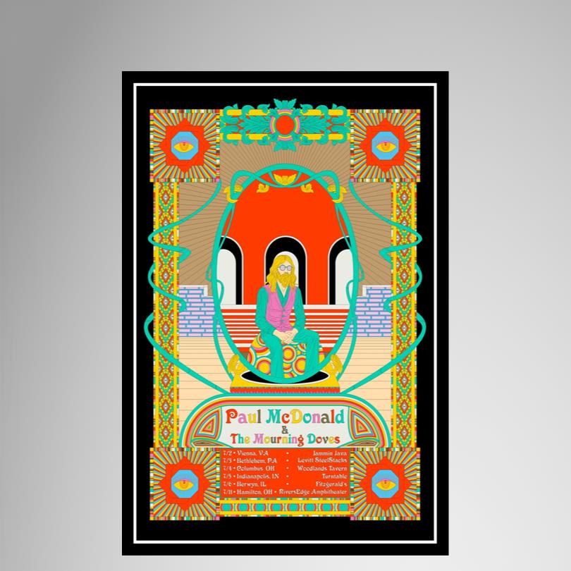 Paul McDonald Concert Poster