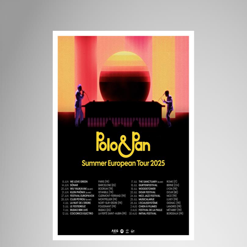 Polo & Pan Summer Tour Poster