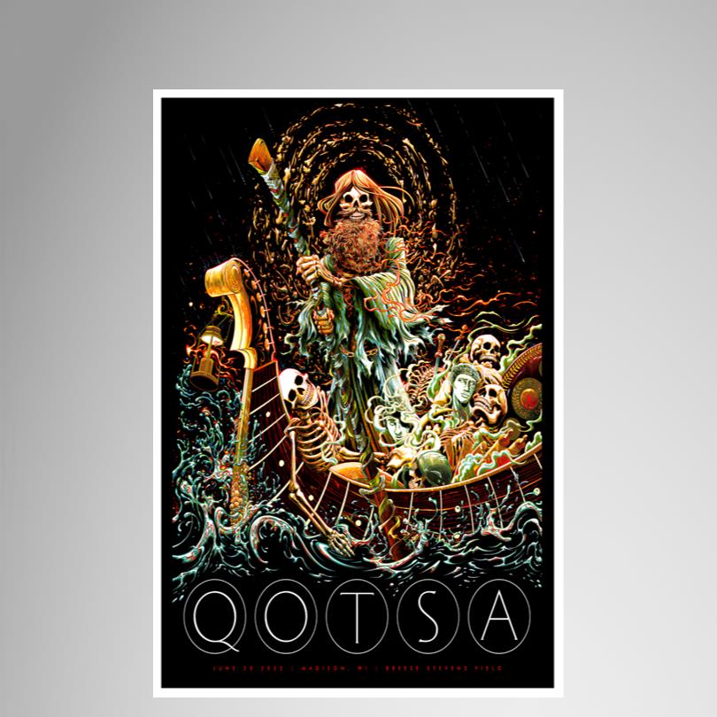 Qotsa Tour 2025 Madison WI Poster