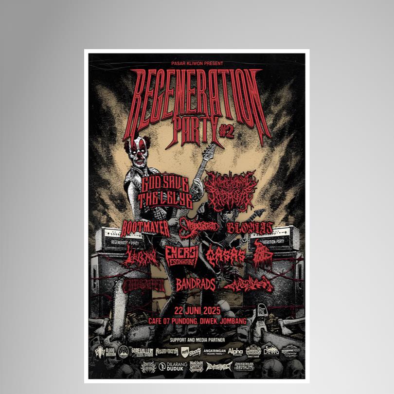 Regeneration Tour 2025 Diwek Jombang Poster