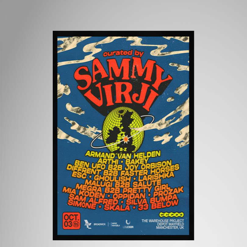 Sammy Virji Manchester UK October 3 2025 Poster