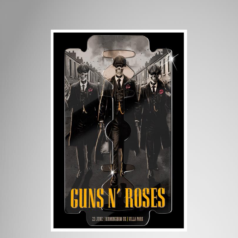 Show Poster Gun N Roses June 23 2025 Villa Park