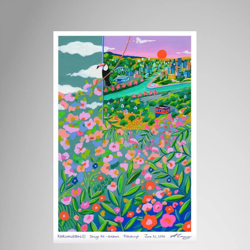 Show Poster Khruangbin Stage AE - Pittsburgh PA Jun 21 2025