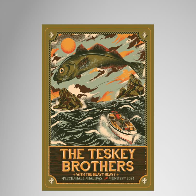Show Poster The Teskey Brothers June 29 2025 Piece Hall Halifax UK