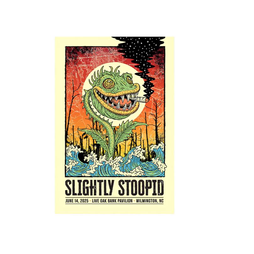 Slightly Stoopid June 14 2025 Wilmington NC Poster