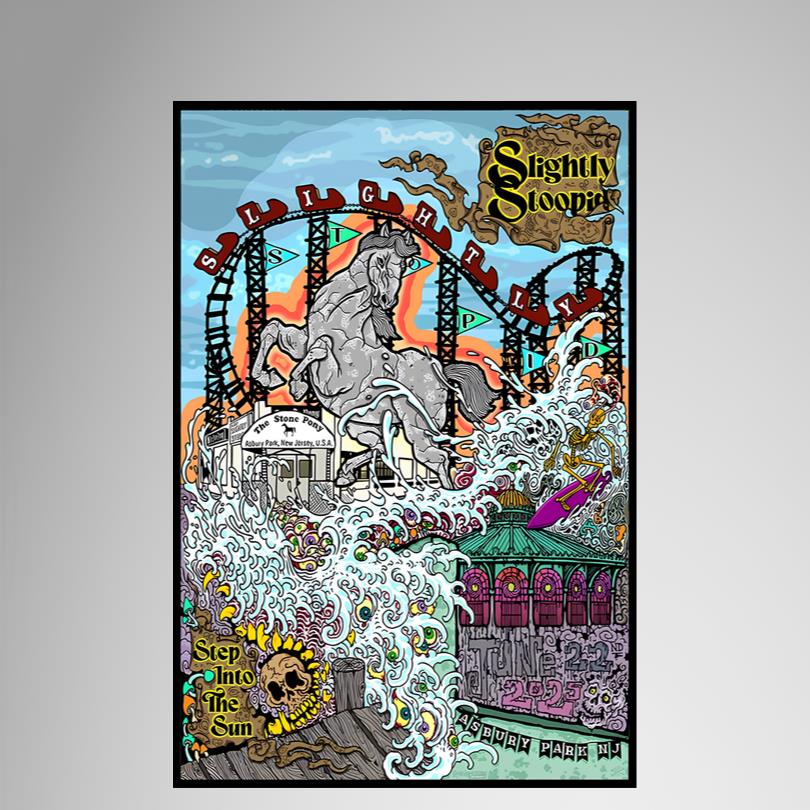 Slightly Stoopid Tour 2025 Asbury Park NJ Poster