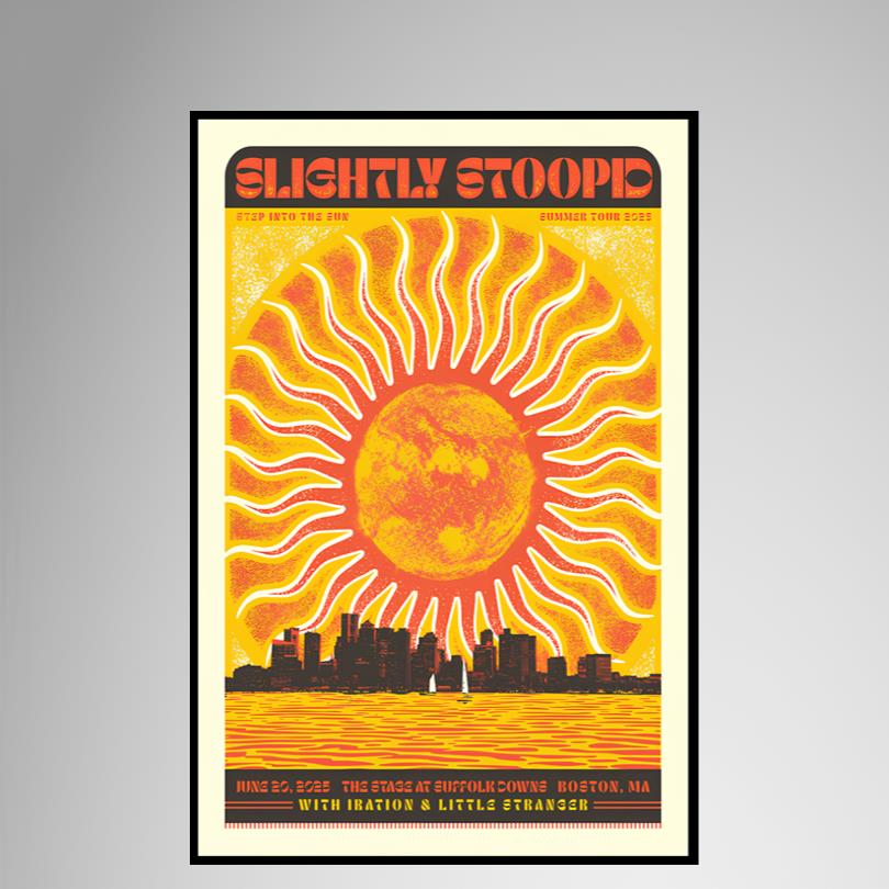 Slightly Stoopid Tour 2025 Boston MA Poster