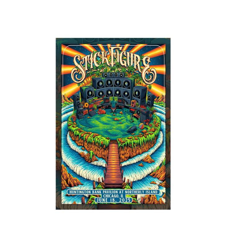 Stick Figure Tour 2025 Chicago IL Poster