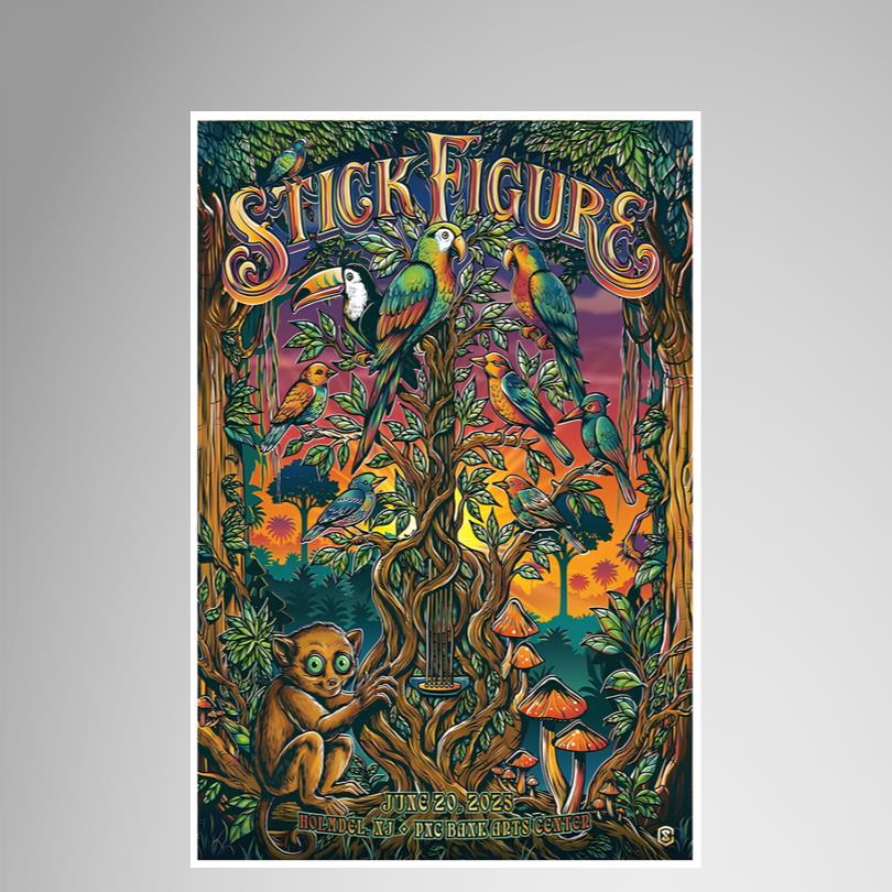 Stick Figure Tour 2025 Holmdel NJ Poster